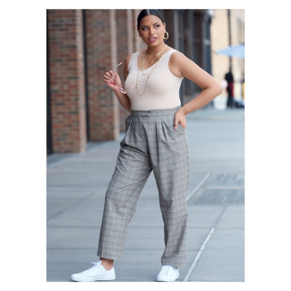 McCalls Schnittmuster M8148 - Bequeme Plissee-Hose - 3 Längen – Bild 2