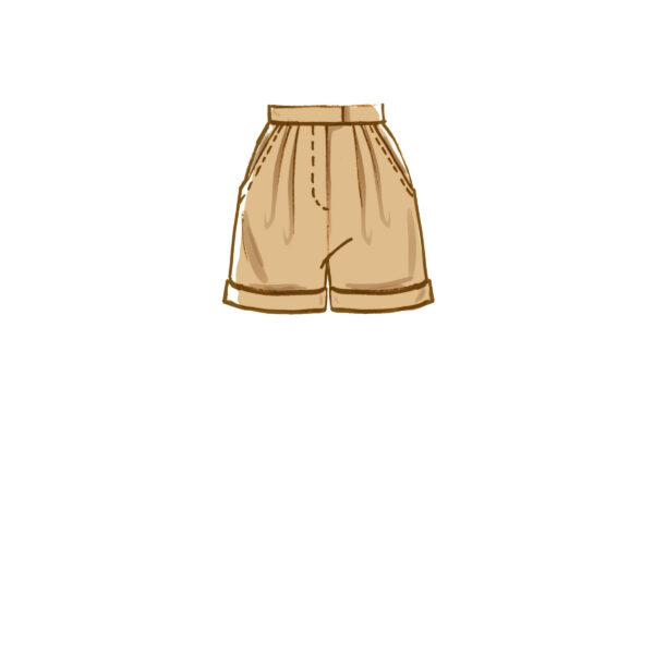 McCalls Schnittmuster M8148 - Bequeme Plissee-Hose - 3 Längen – Bild 5