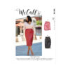 McCalls Schnittmuster M8149 - Bleistiftrock mit Taschen - 3 Varianten