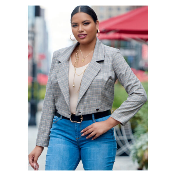 McCalls Schnittmuster M8155 - Blazer mit Kerb-Kragen - 3 Varianten – Bild 2