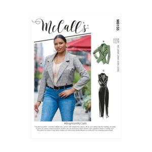 McCalls Schnittmuster M8155 - Blazer mit Kerb-Kragen - 3 Varianten