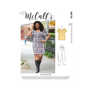McCalls Schnittmuster M8158 - Kleid - Top - Shorts - Caprihose - Übergrößen