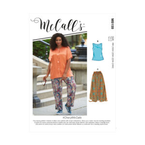 McCalls Schnittmuster M8159 - Bluse - Top - Rock - Hose - Übergrößen