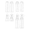 McCalls Schnittmuster M8162 - Jeans - Hose - Latzhose - Overall - Varianten – Bild 6