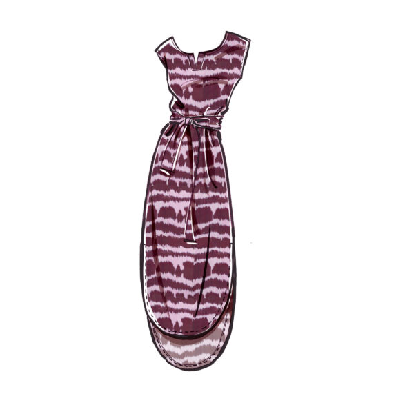McCalls Schnittmuster M8164 - Kleid - Shirtkleider - Gürtel - Taschenvarianten – Bild 4