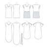 McCalls Schnittmuster M8164 - Kleid - Shirtkleider - Gürtel - Taschenvarianten – Bild 7