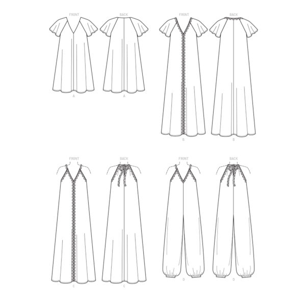 McCalls Schnittmuster M8165 - Kleid - Shirtkleider - Overall - Jumpsuit – Bild 6