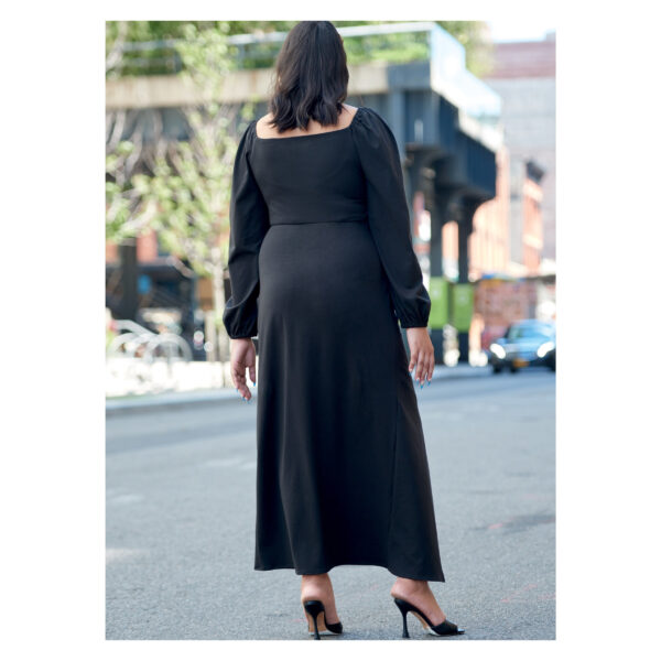 McCalls Schnittmuster M8174 - Kleid mit Gehschlitz - 3 Varianten – Bild 3
