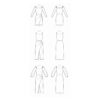 McCalls Schnittmuster M8174 - Kleid mit Gehschlitz - 3 Varianten – Bild 7