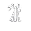 McCalls Schnittmuster M8177 - Luftiges Sommerkleid mit Knöpfen - 3 Varianten – Bild 4