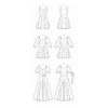 McCalls Schnittmuster M8177 - Luftiges Sommerkleid mit Knöpfen - 3 Varianten – Bild 6