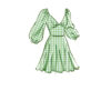 McCalls Schnittmuster M8195 - Sommerkleid mit V-Ausschnitt und Ärmelvarianten – Bild 2