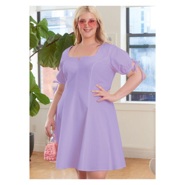 McCalls Schnittmuster M8196 - Fit & Flare Kleid - 3 Ärmelvarianten – Bild 2