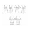 McCalls Schnittmuster M8197 - Babydoll Kleid - mit und ohne Ärmel – Bild 8