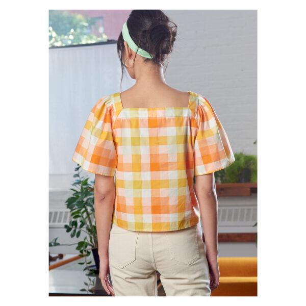 McCalls Schnittmuster M8202 - Bluse - Top - bauchfrei & hüftlang - 3 Variationen – Bild 3