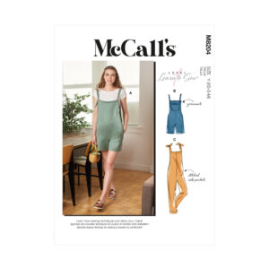 McCalls Schnittmuster M8204 - Overall - Latzhose - 3 Variationen