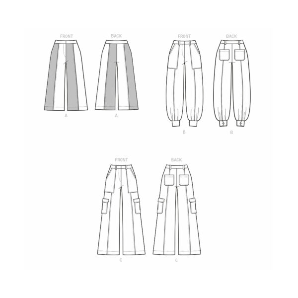 McCalls Schnittmuster M8206 - Sommerliche Damenhose – Bild 7