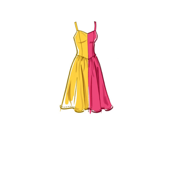 McCalls Schnittmuster M8209 - Damen Kleid und Jumpsuit - Ärmelvarianten – Bild 4