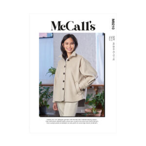 McCalls Schnittmuster M8210 - Jacke für Damen zum Knöpfen