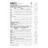 McCalls Schnittmuster M8211 - Kleid - geriehenes Damenkleid in 3 Varianten – Bild 7