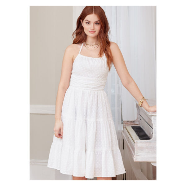 McCalls Schnittmuster M8211 - Kleid - geriehenes Damenkleid in 3 Varianten – Bild 2