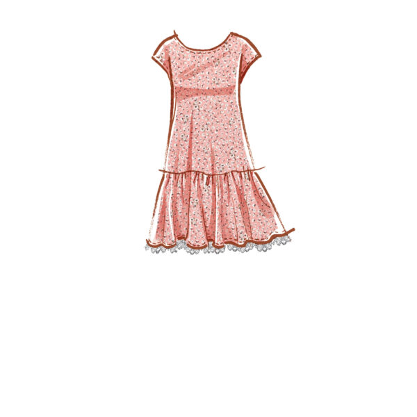McCalls Schnittmuster M8214 - Sommerkleid mit Trägern oder Ärmeln - 3 Varianten – Bild 6