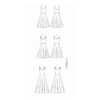 McCalls Schnittmuster M8215 - Fit & Flare Strickkleid mit Schärpe - 3 Varianten – Bild 7