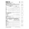McCalls Schnittmuster M8216 - Kleid - geraffter Ausschnitt - Damen und Kinder – Bild 8