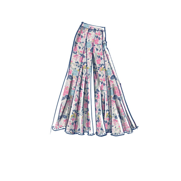 McCalls Schnittmuster M8223 - Hose - Palazzo-Hose - überweit – Bild 5