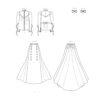 McCalls Schnittmuster M8231 - Historisches Gewand - Rock  Bluse – Bild 5