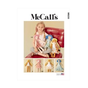 McCalls Schnittmuster M8235 - Puppen - mit Kleidern