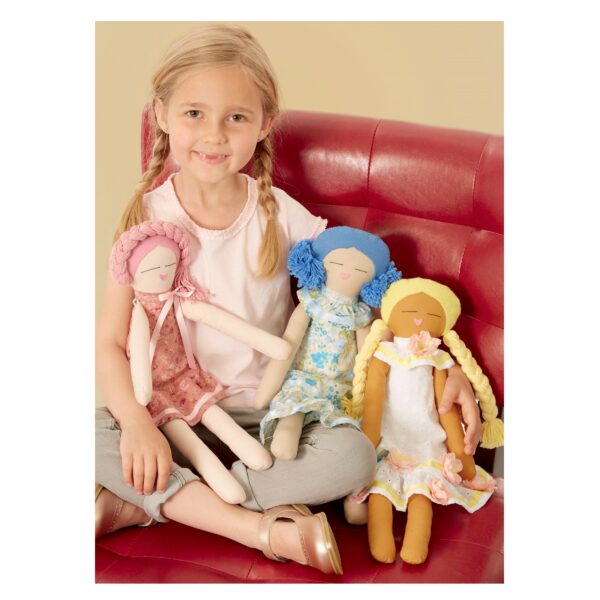 McCalls Schnittmuster M8235 - Puppen - mit Kleidern – Bild 2