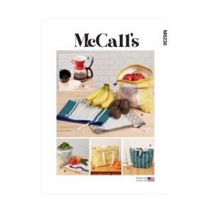McCalls Schnittmuster M8236 - Taschen - Gemüsebeutel - Kaffeefilter - Mop Pad