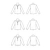 McCalls Schnittmuster M8240 - Pullover - Shirt mit Kragen – Bild 8