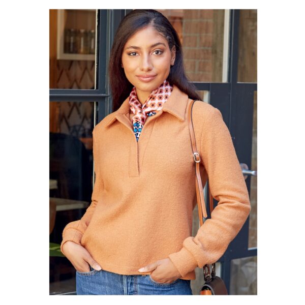 McCalls Schnittmuster M8240 - Pullover - Shirt mit Kragen – Bild 2