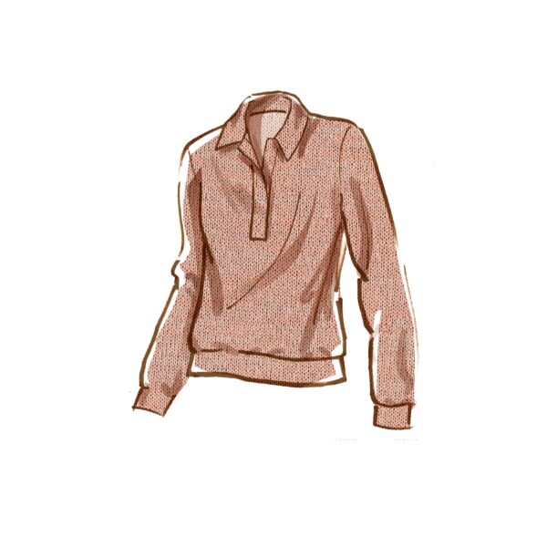 McCalls Schnittmuster M8240 - Pullover - Shirt mit Kragen – Bild 5