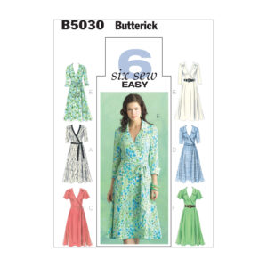 Butterick Schnittmuster - Easy - B5030 - Kleid mit Wickeloptik