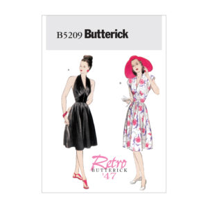 Butterick Schnittmuster - Retro - B5209 - Kleid der 50er Jahre
