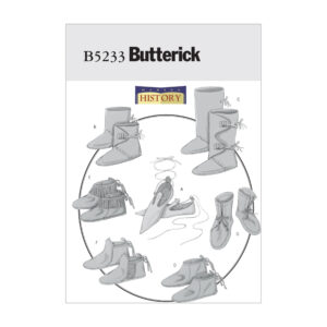 Butterick Schnittmuster - History - B5233 - historisches Schuhwerk