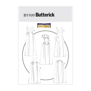 Butterick Schnittmuster - History - B5509 - Schürzenkleid - historische Schürzen