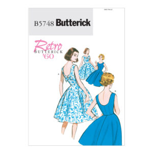 Butterick Schnittmuster - Retro - B5748 - Kleid der 60er Jahre