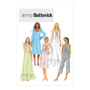 Butterick Schnittmuster - B5792 - Nachtwäsche, Damenwäsche