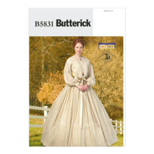 Butterick Schnittmuster - History - B5831 - historisches Gewand, Kleid mit Reifrock
