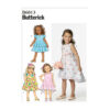 Butterick Schnittmuster - B6013 - Kinderkleid mit Volant