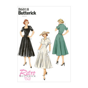 Butterick Schnittmuster - Retro - B6018 - Kleid der 50er Jahre