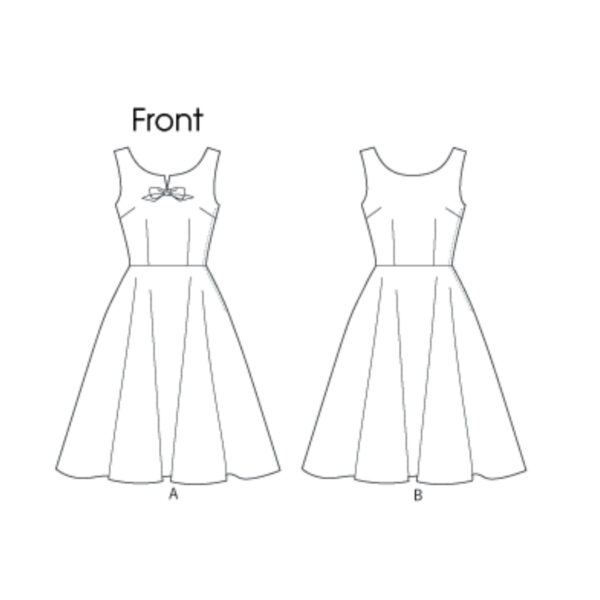 Butterick Schnittmuster - Retro - B5748 - Kleid der 60er Jahre – Bild 7