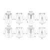 Butterick Schnittmuster - B5861 -Bluse mit Biesen und Reihung – Bild 5