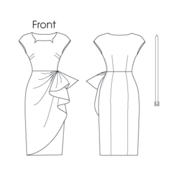 Butterick Schnittmuster - Retro - B5880 - Kleid der 50er Jahre – Bild 9