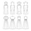 Butterick Schnittmuster - B6051 - langes Kleid mit Wickeloberteil – Bild 7