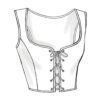 Butterick Schnittmuster - History - B4669 - Corsage, Mieder, historische Gewandung – Bild 2